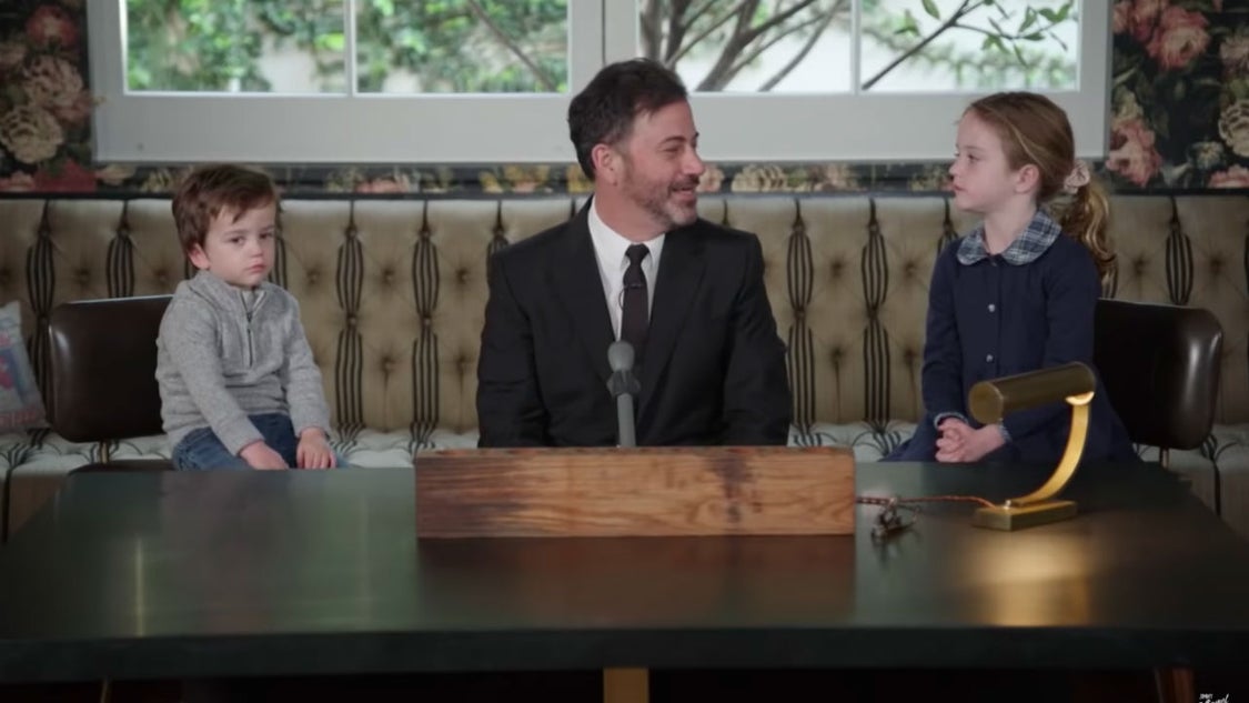 Jimmy Kimmel with kids Billy and Jane