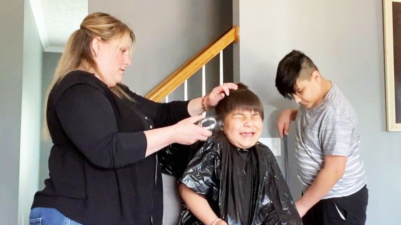 '90 Day Fiancé' Star Mursel Bonds With Anna's Sons During Quarantine (Exclusive) | Entertainment Tonight