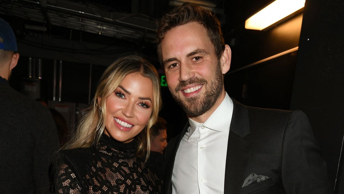 Kaitlyn Bristowe and Nick Viall at the 2020 iHeartRadio Podcast Awards