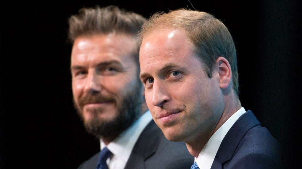 David Beckham and Prince William
