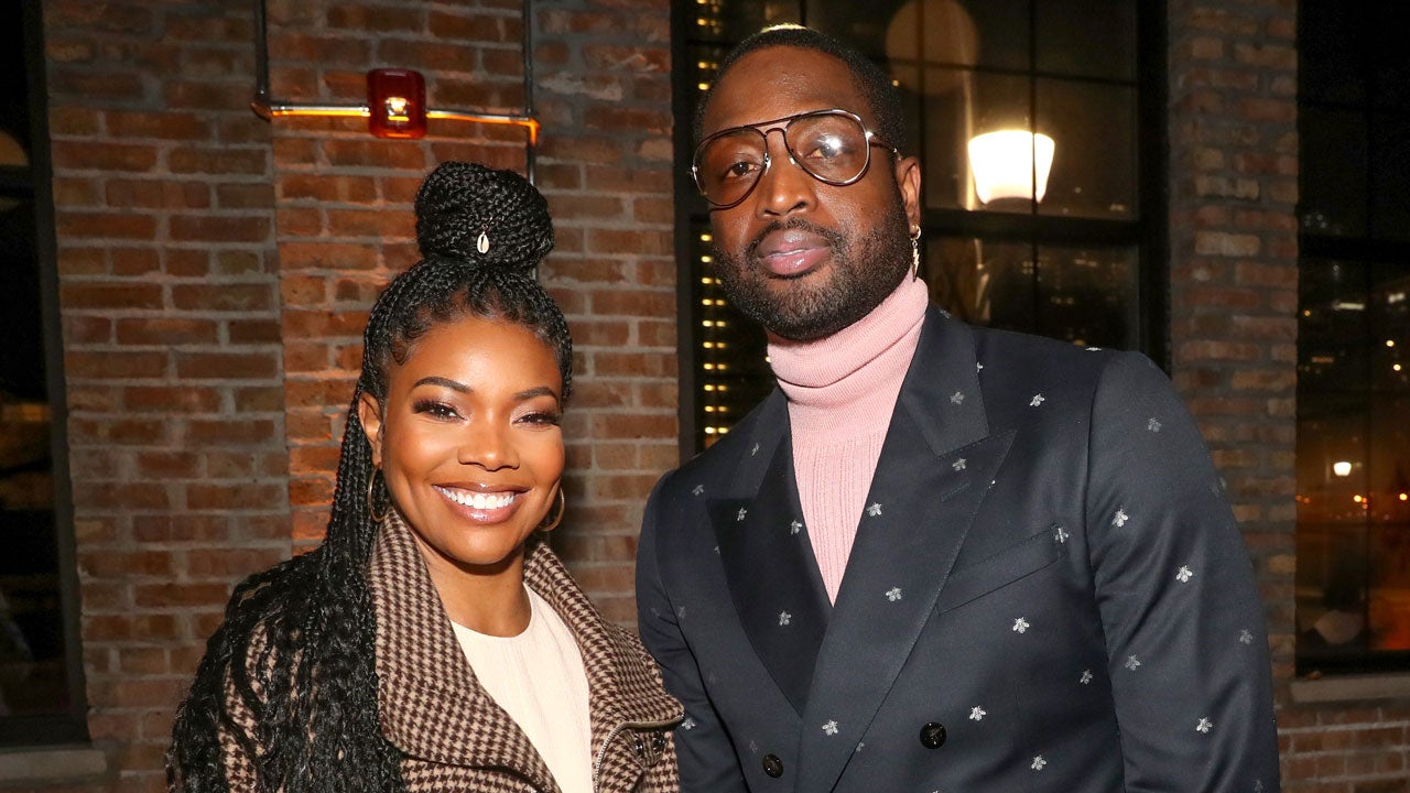 Gabrielle Union and Dwyane Wade at Stance Spades At NBA All-Star 2020 