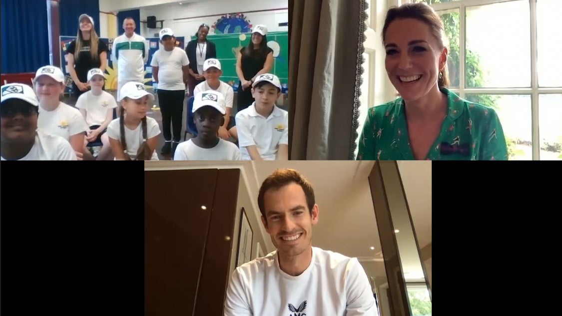 Kate Middleton, Andy Murray, kids