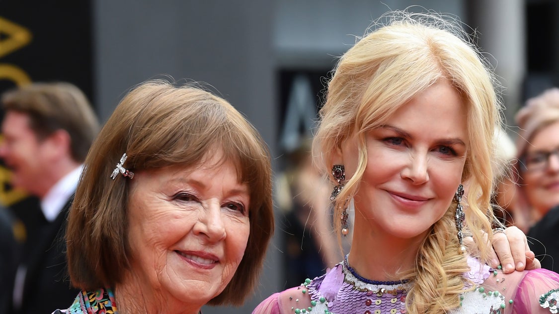 Nicole Kidman with her mother Janelle Ann Kidman in 2018