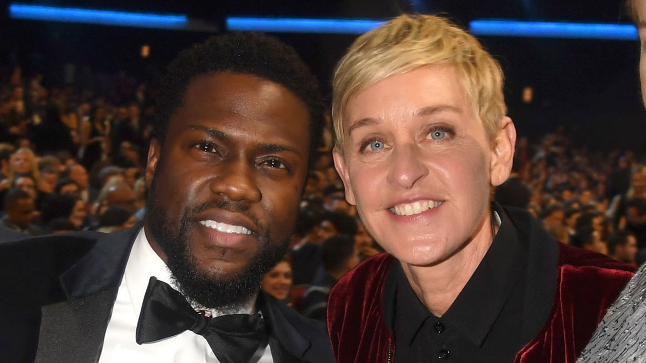 Ellen DeGeneres and Kevin Hart