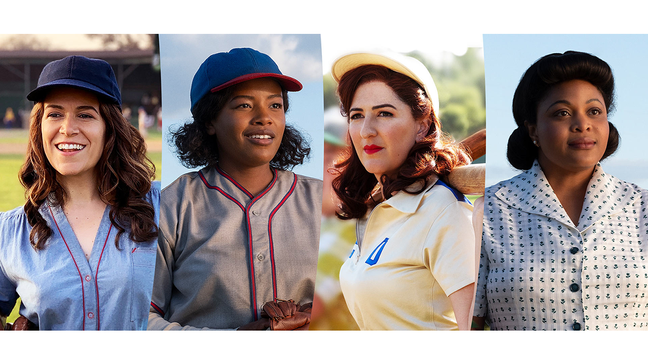 'A League of Their Own': Abbi Jacobson, Chanté Adams and D'Arcy Carden ...