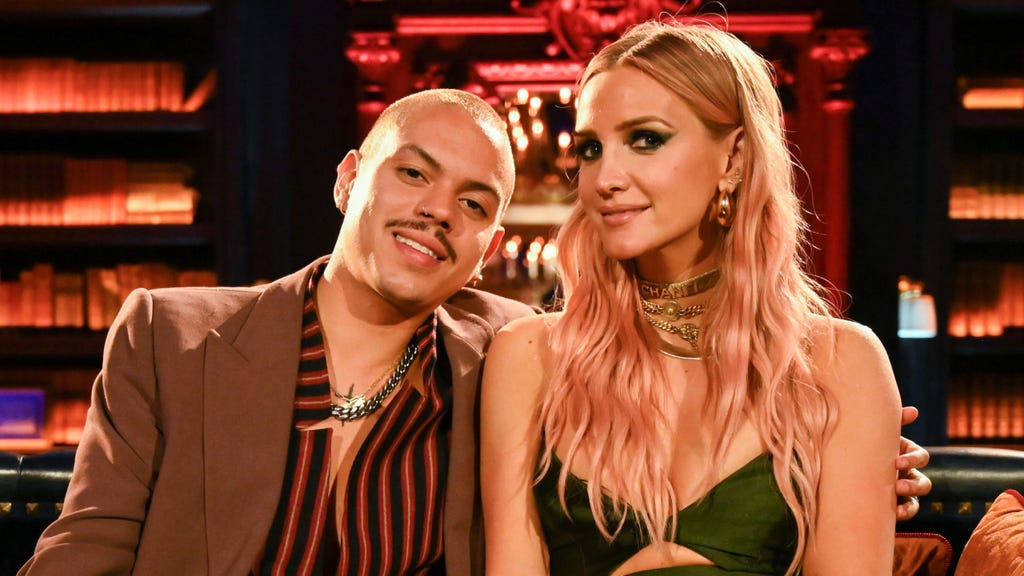 Ashlee Simpson and Evan Ross