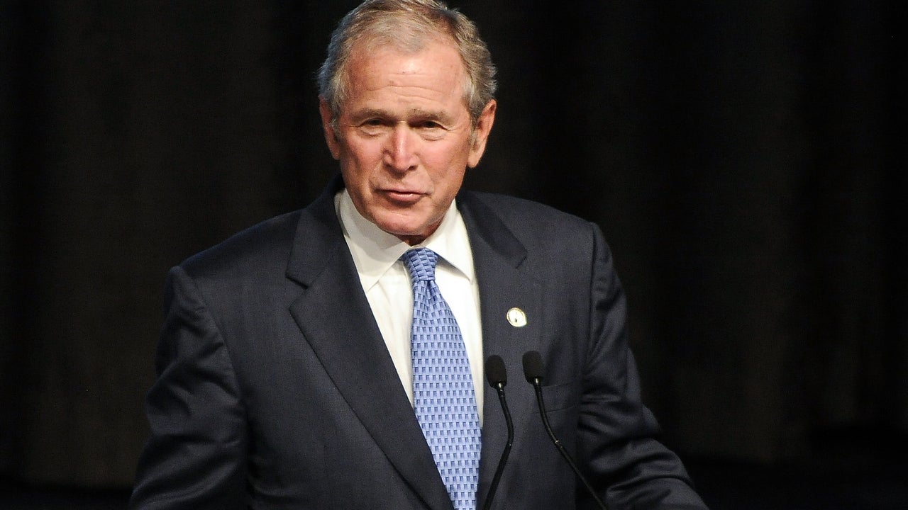 Former President of the United States George W. Bush attends the 2015 Father Of The Year Luncheon Awards at New York Hilton on June 18, 2015 in New York City.