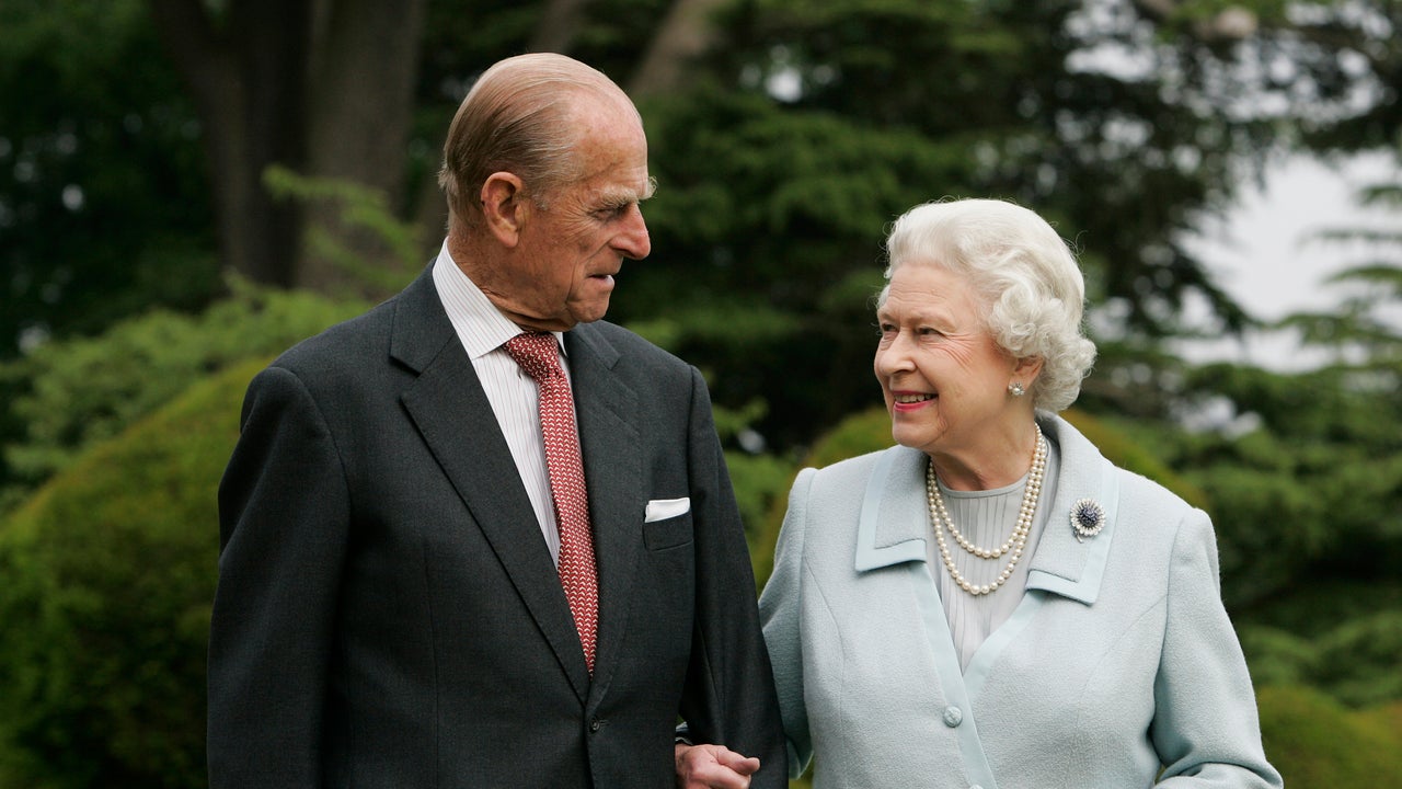 In this image, made available November 18, 2007, HM The Queen Elizabeth II and Prince Philip, The Duke of Edinburgh re-visit Broadlands, to mark their Diamond Wedding Anniversary on November 20. The royals spent their wedding night at Broadlands in Hampshire in November 1947, the former home of Prince Philip's uncle, Earl Mountbatten