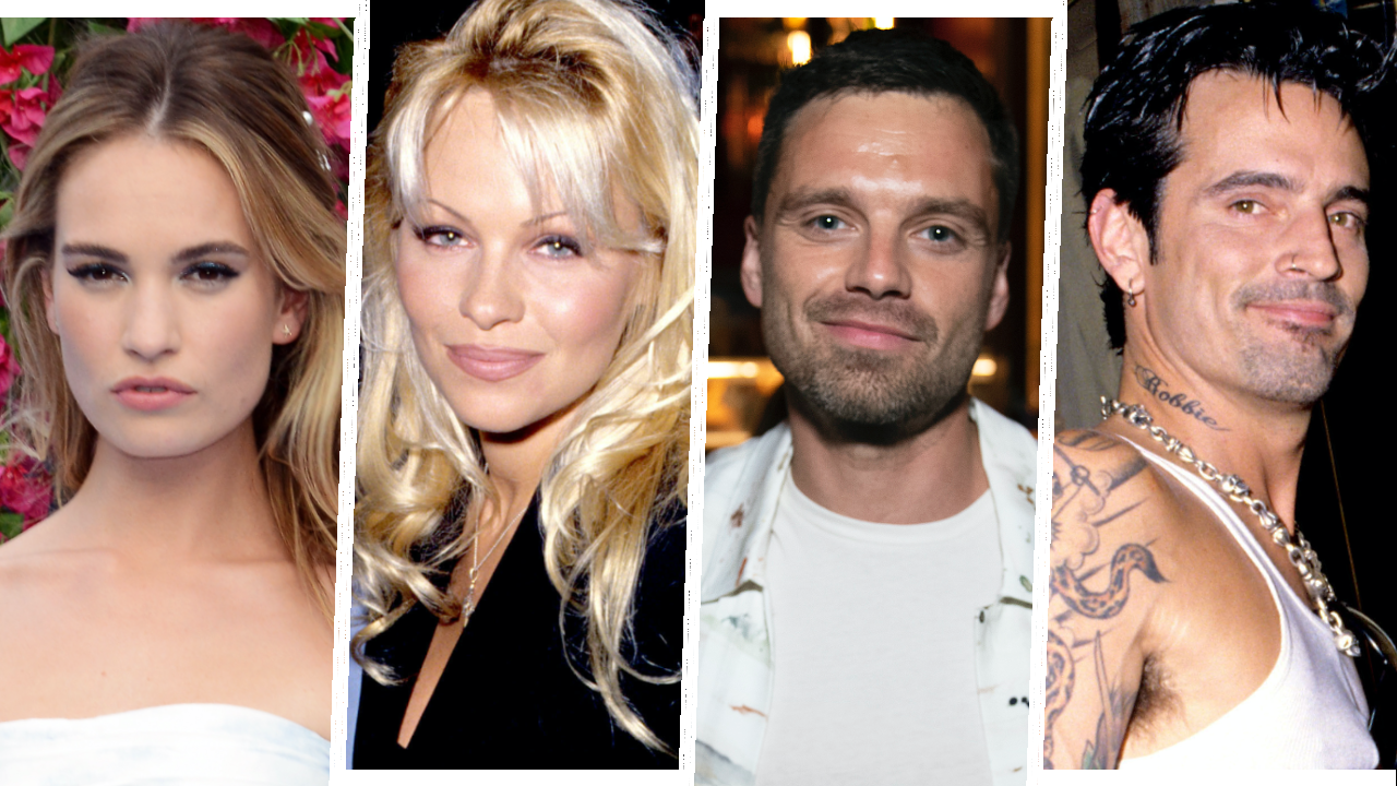 Lily James and Sebastian Stan Cast as Pamela Anderson and Tommy Lee in New Hulu Series Entertainment Tonight