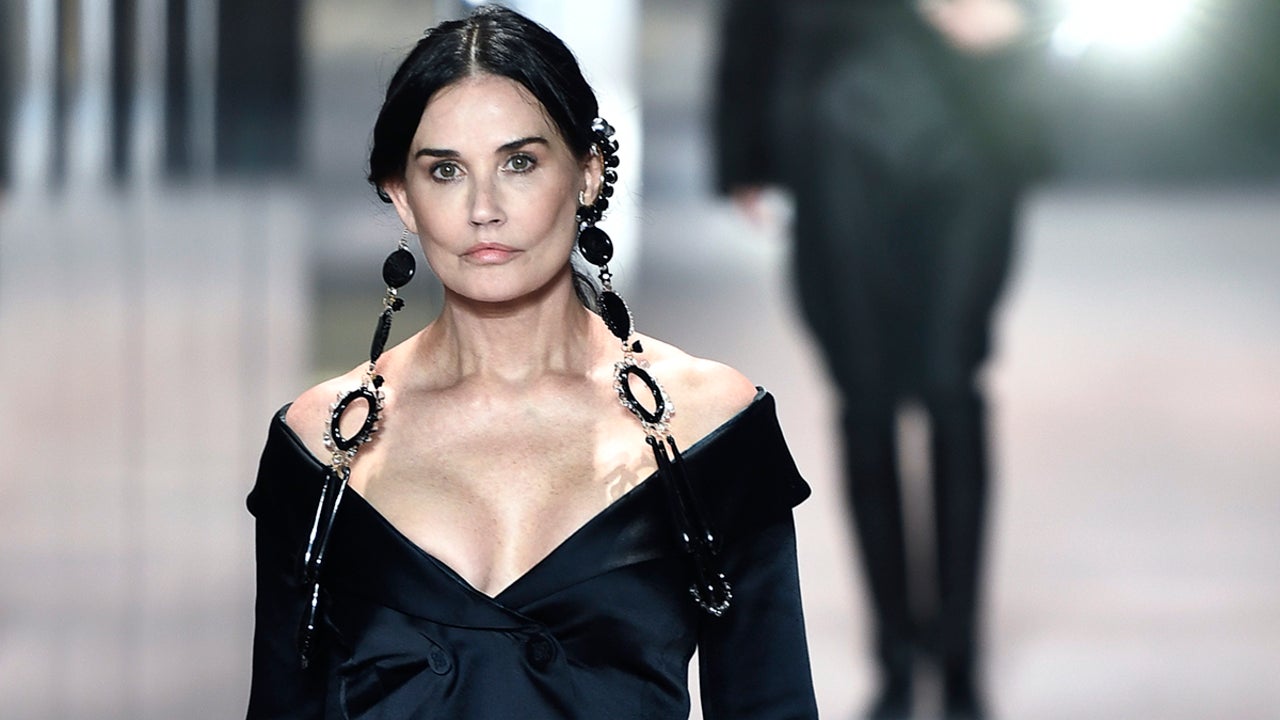 Demi Moore Makes Surprise Runway Appearance at Fendi Couture Show
