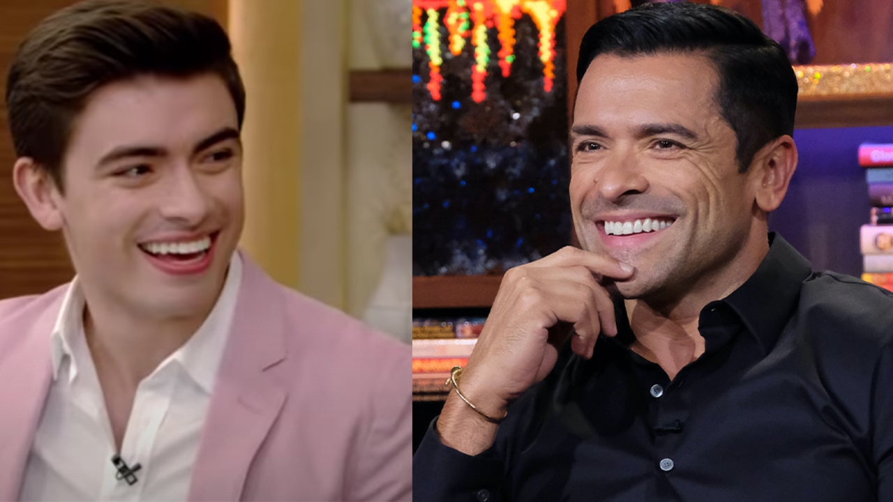 Mark Consuelos' Son Michael Looks Just Like Him as He Poses on the