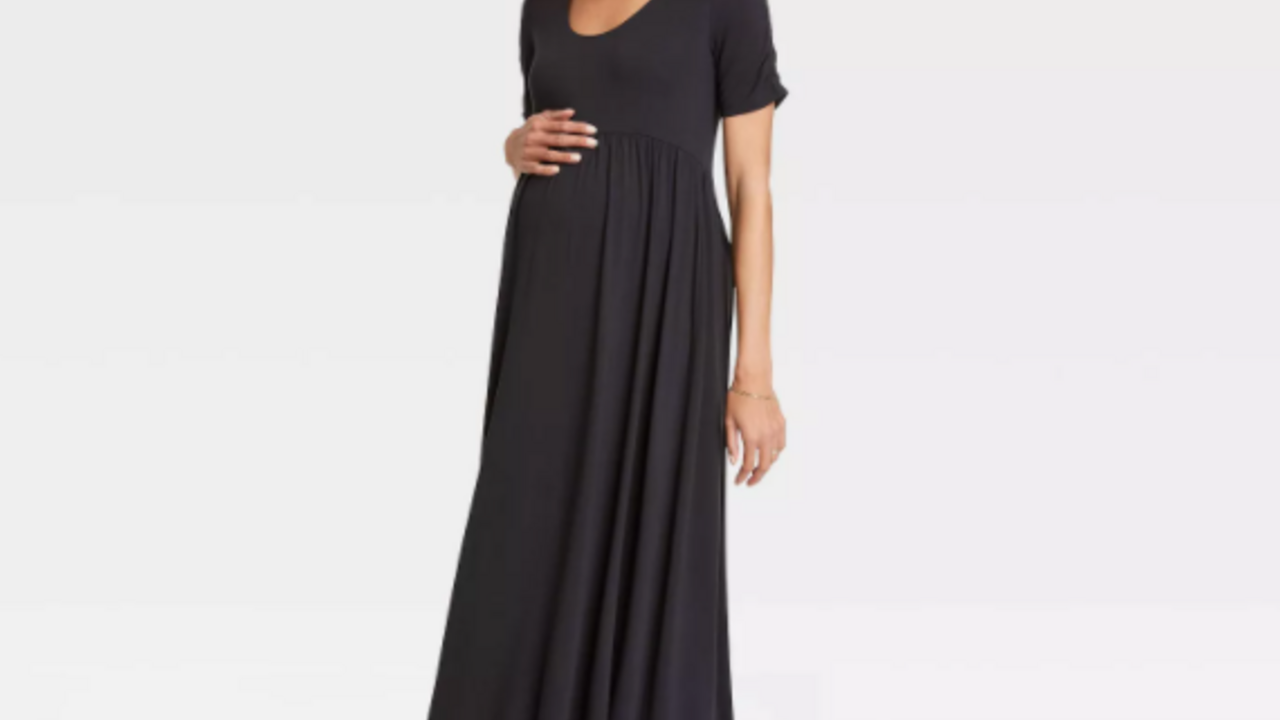 hatch maternity dresses HATCH Collection The Plaid Carolina Dress in Sunset Gingham