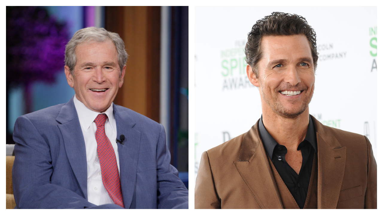 George W. Bush and Matthew McConaughey 