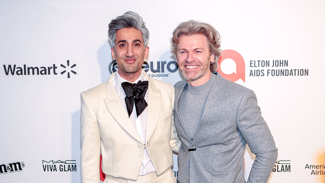 Tan France and Rob France attending the Elton John AIDS Foundation Viewing Party held at West Hollywood Park, Los Angeles, California