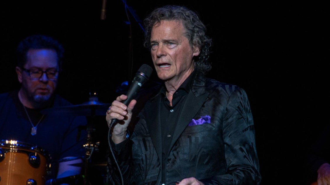 BJ Thomas a five-time Grammy recipient performs some of his legendary songs including "Raindrops Keep Falling On My Head" and "Somebody Done Somebody Wrong" on stage at the historic Granada Theater. Emporia, Kansas, April 20, 2019