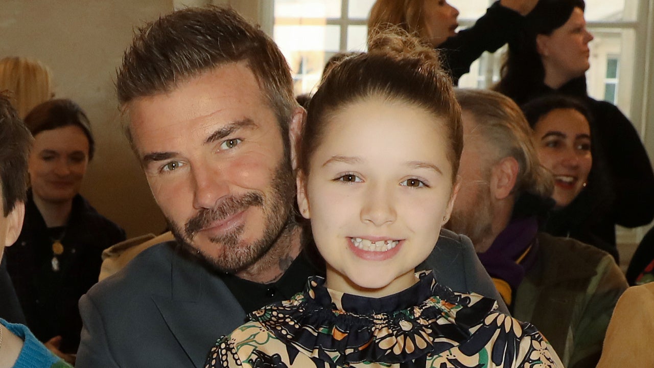 Victoria and David Beckham's 10-Year-Old Daughter Harper Wears Dress ...