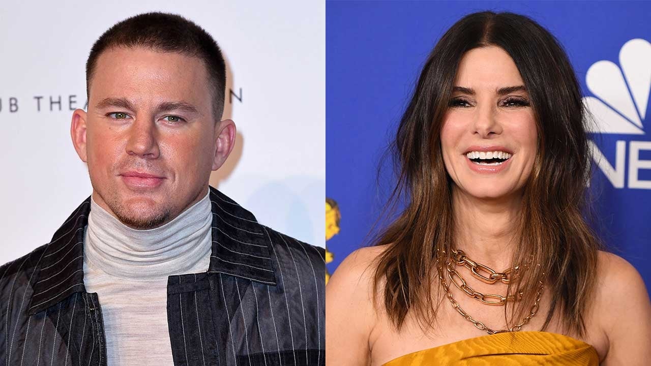 Channing Tatum Picks Up Sandra Bullock and Jumps Into a Pool After