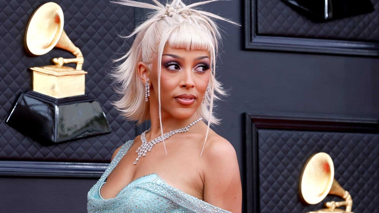 Cardi B Changes Into Chainmail Dress During the 2023 Grammys