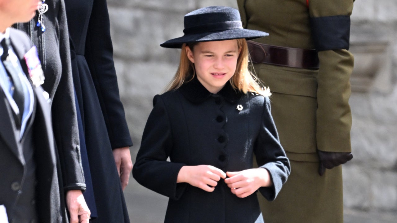 Princess Charlotte Wears Special Brooch at Queen Elizabeth's Funeral