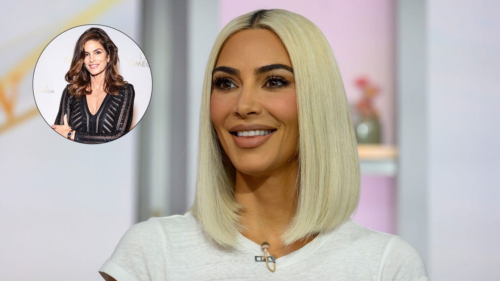 Kim Kardashian and Cindy Crawford