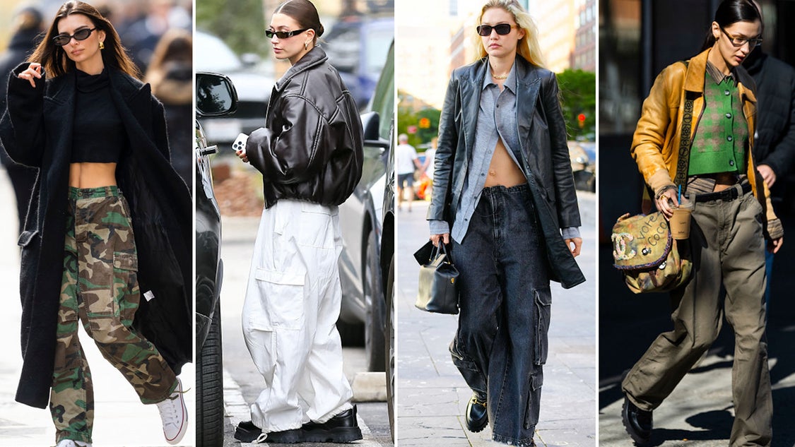 The 15 Best Cargo Pants to Shop for Fall 2023: Bella Hadid, Hailey Bieber  and More Love This Y2K Fashion Trend