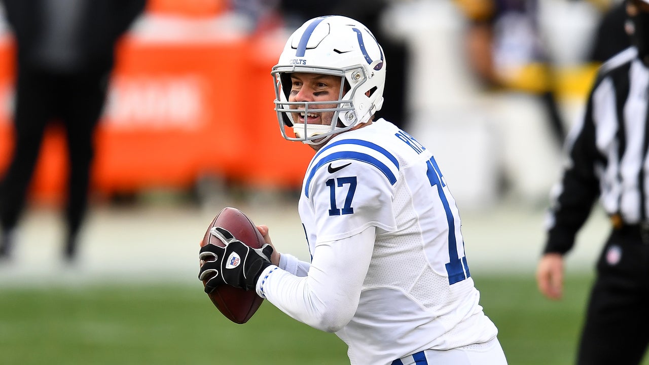 Philip Rivers #17 of the Indianapolis Colts in action during the game against the Pittsburgh Steelers at Heinz Field on December 27, 2020 in Pittsburgh, Pennsylvania.