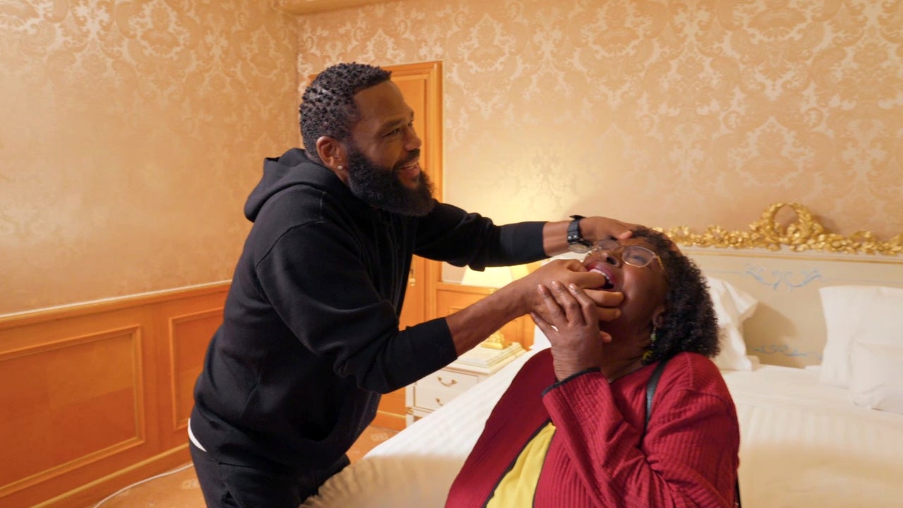 Anthony Anderson pulls out his mother Doris' rotten tooth on the season finale of Trippin' With Anthony Anderson and Mama Doris