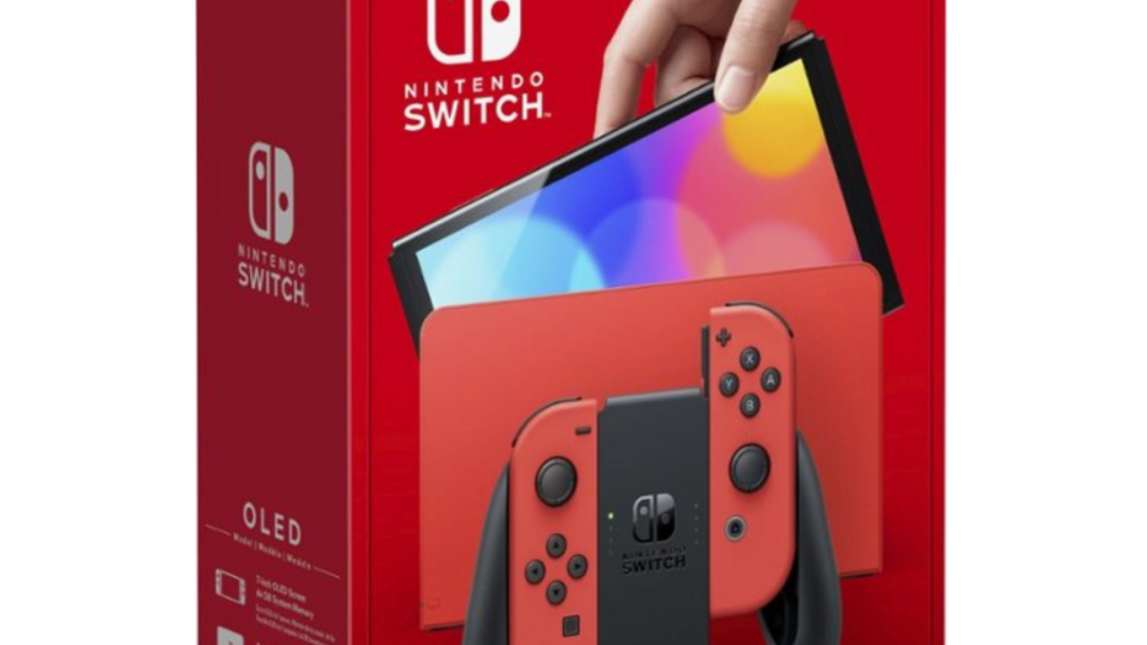 NINTENDO SWITCH OLED MARIO RED EDITION BRAND NEW IN SEALED BOX - video  gaming - by owner - electronics media sale 