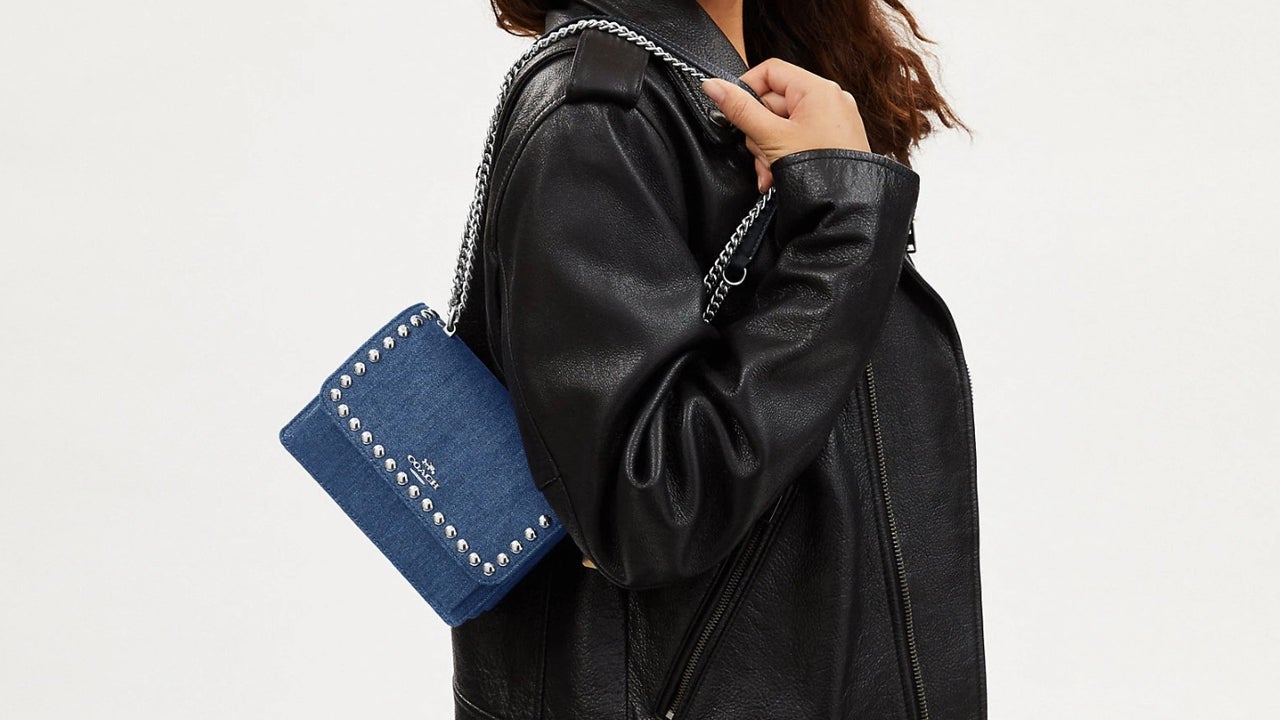 Denim is back at Coach Outlet: Denim bags, wallets and sneakers