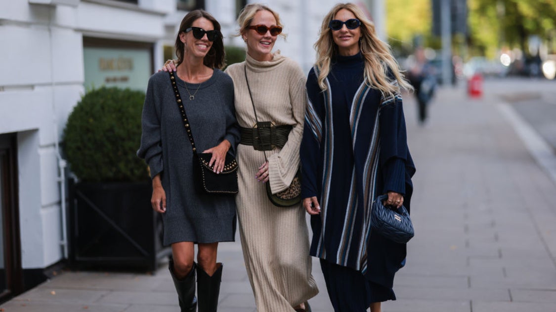 best sweater dresses for fall Feeling Your Best Heather Gray Sweater Dress, Large - The Mint Julep Boutique main image 0