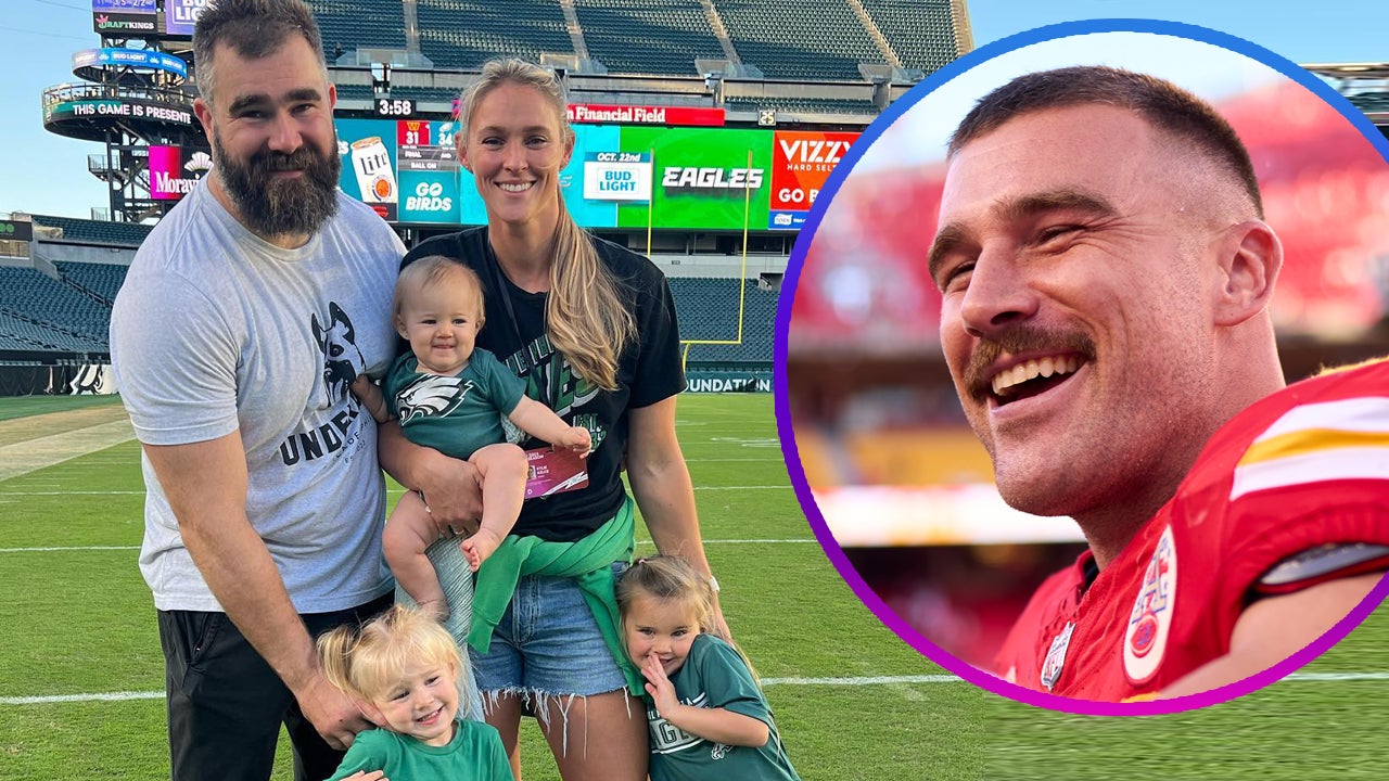 Travis Kelce's Nieces Wyatt and Elliotte Make an Adorable Cameo on