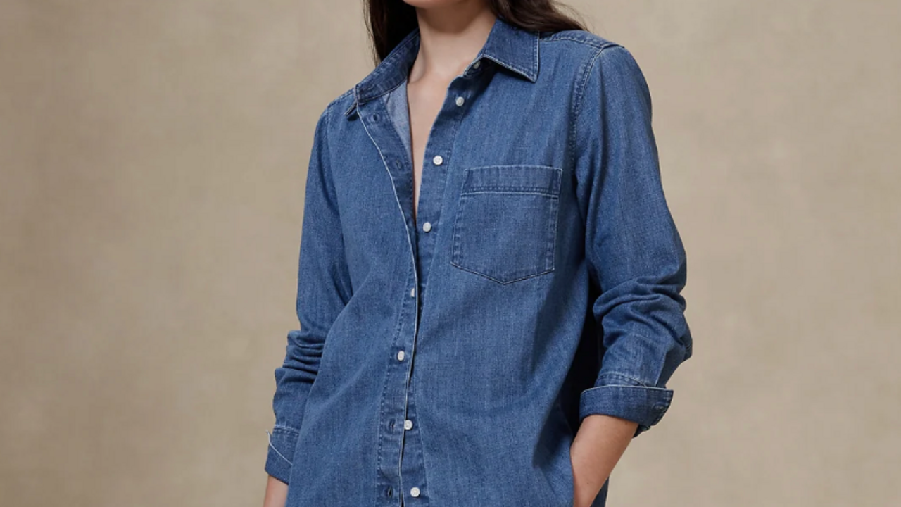Buy Women Blue Denim Shirt With Pant - Colourful Threads
