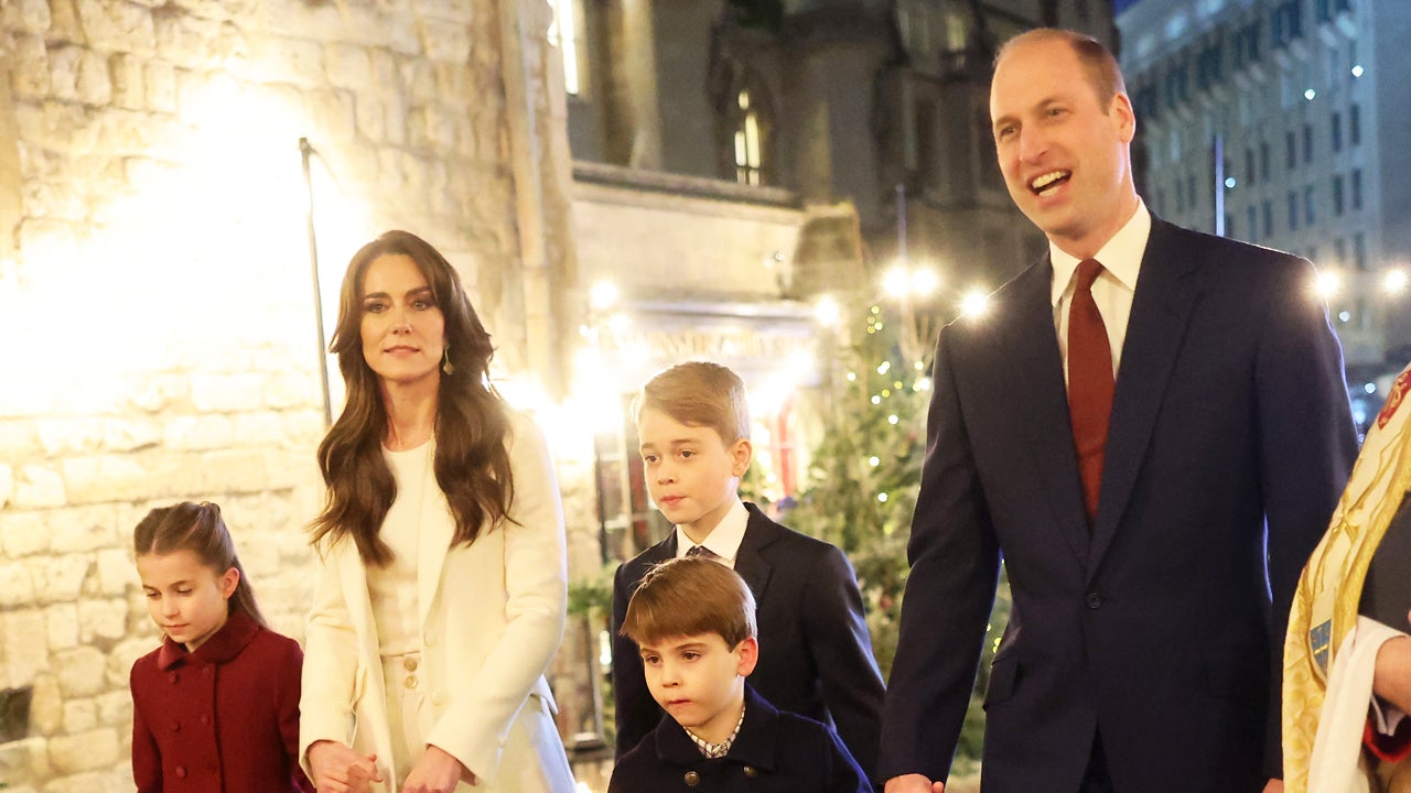 Prince Louis, Princess Charlotte and Prince George Hit Up Xmas Event
