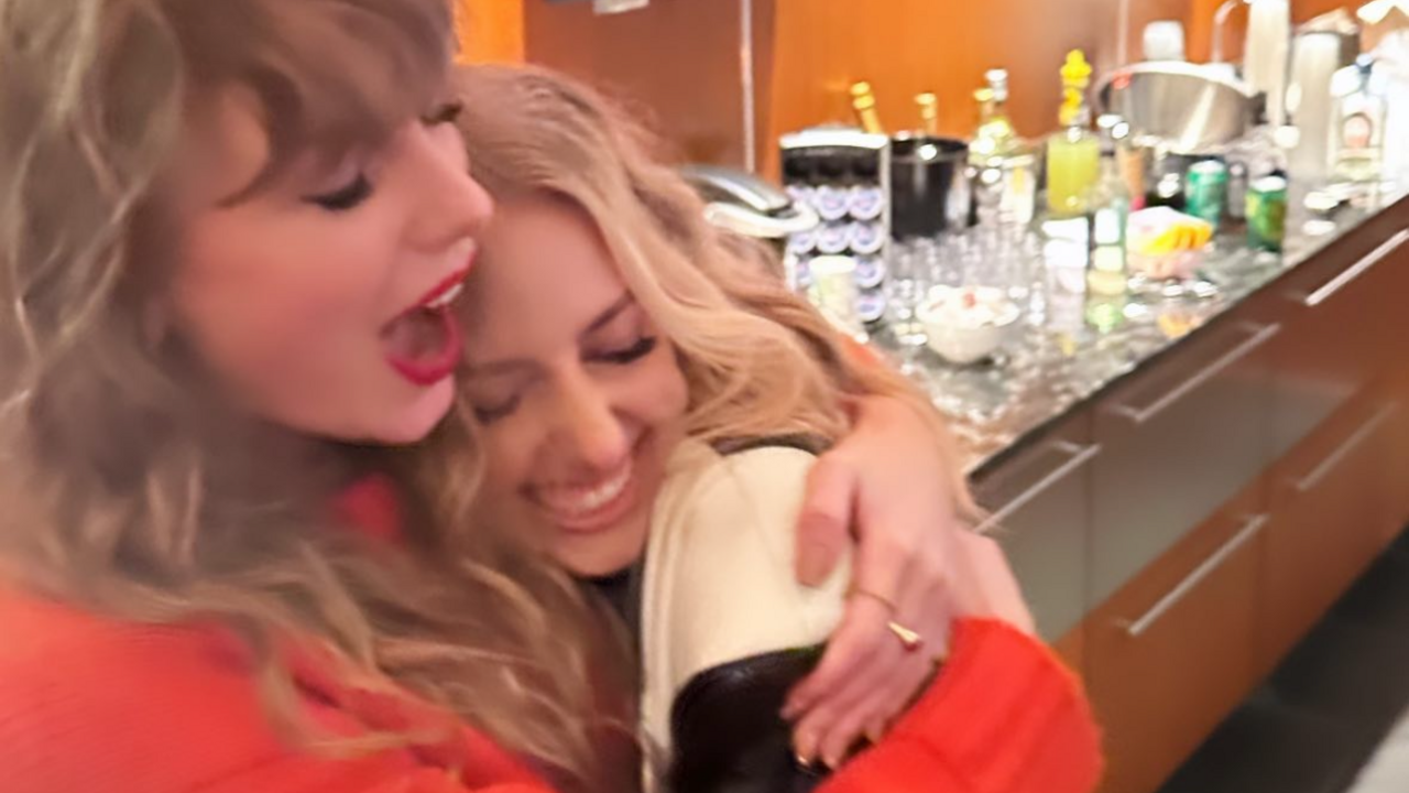 Brittany Mahomes Shares AFC Championship Photos With Taylor Swift