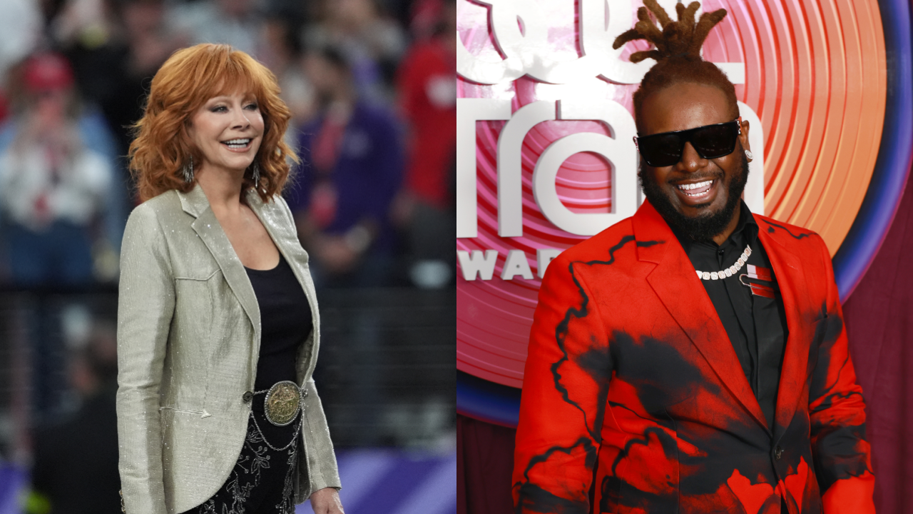 T-Pain Hilariously Responds to Reba McEntire's Super Bowl Pic After She Quotes His Song #TPain