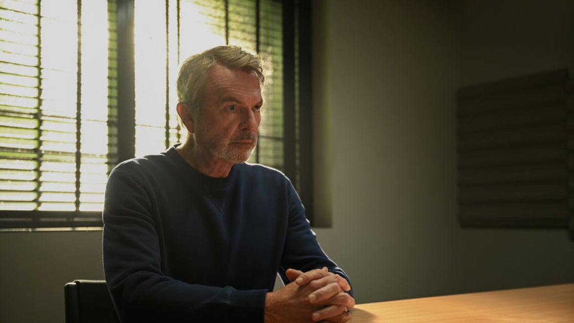 Sam Neill as Stan Delaney in Peacock's 'Apples Never Fall'