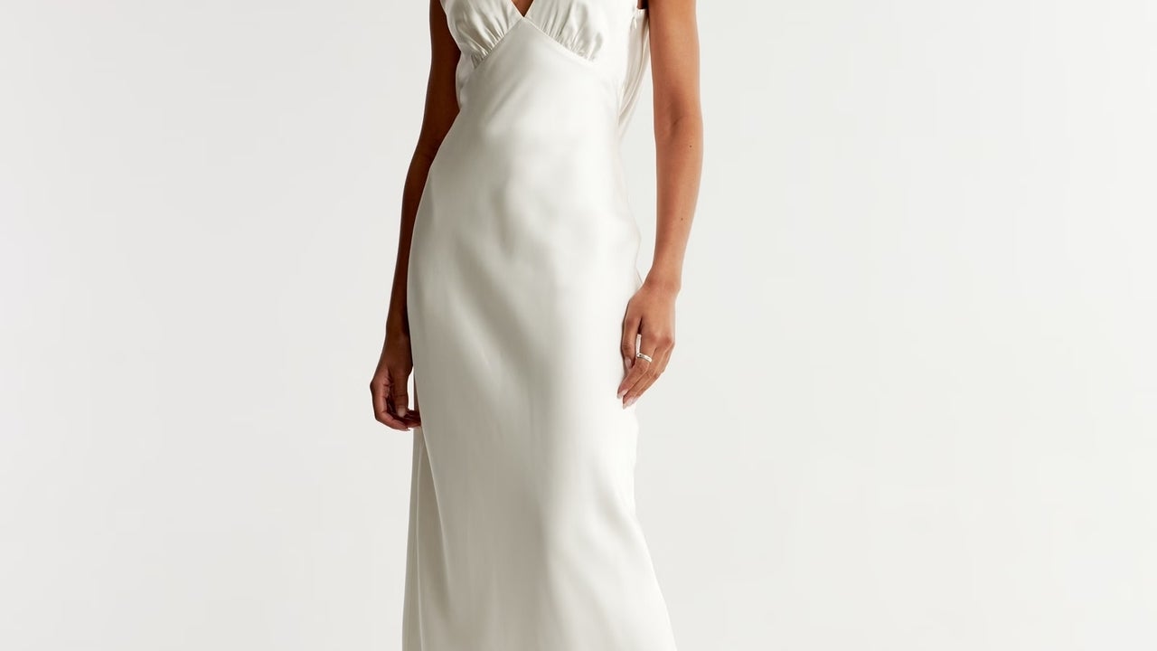 white long dresses with sleeves Petal and Pup Women's Clo Puff Sleeve Midi Dress
