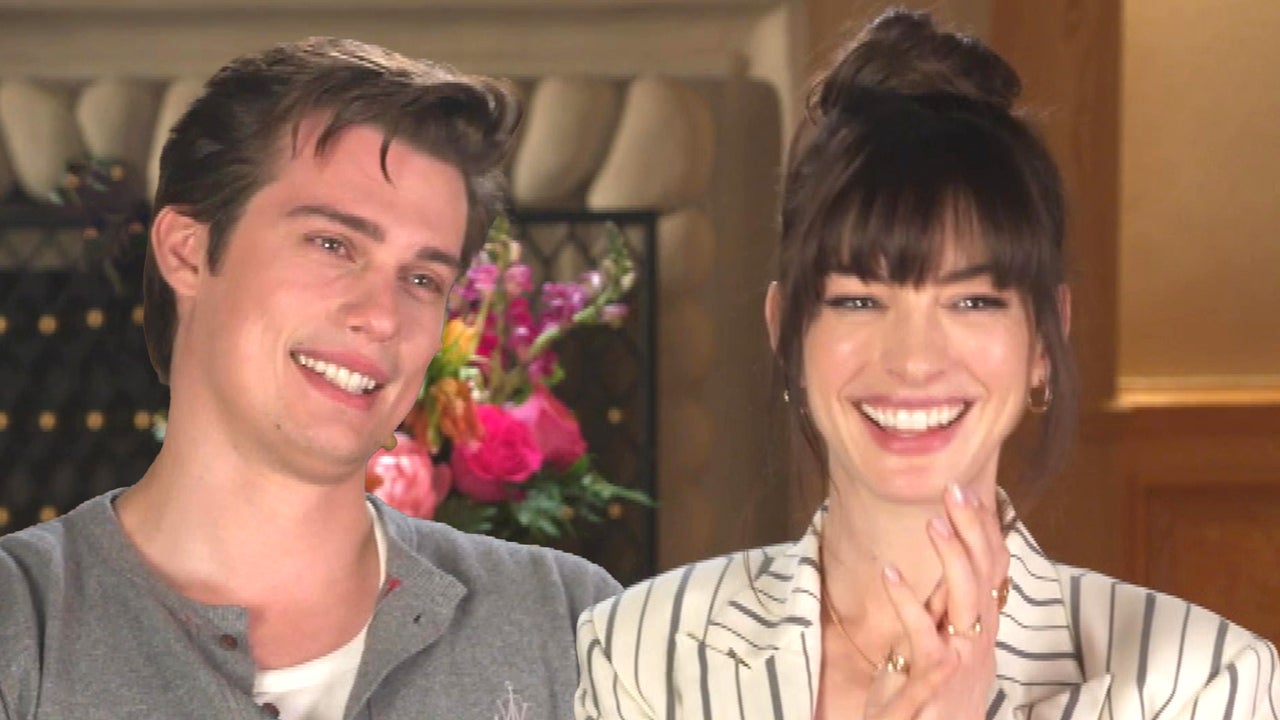 Anne Hathaway on Chemistry With Nicholas Galitzine and Book Easter Eggs ...