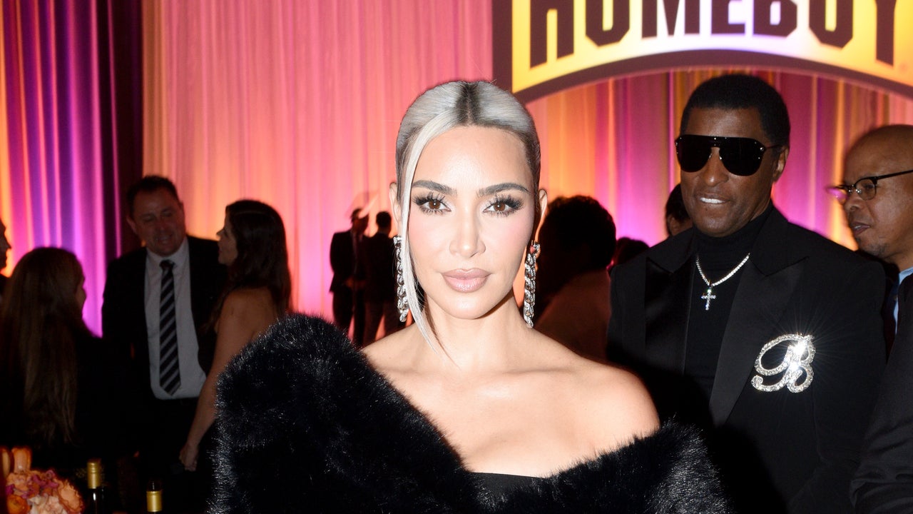 Kim Kardashian Goes Back to Blonde in Chic Gala Look | Entertainment ...
