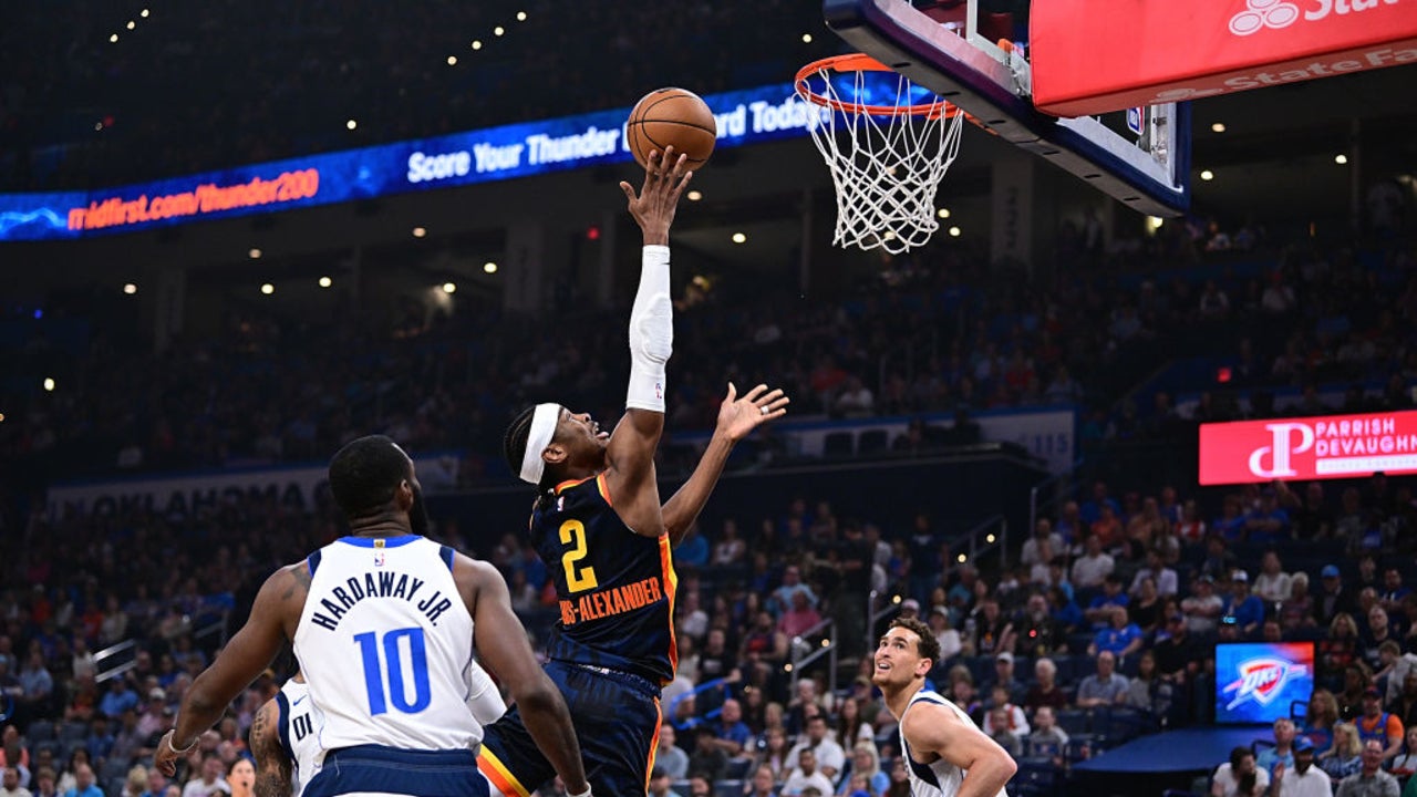 How To Watch The Dallas Mavericks Vs OKC Thunder NBA Playoffs Game GettyImages 2147812560 