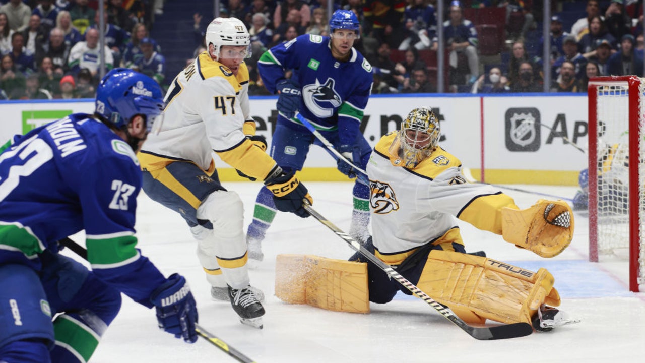 How to Watch the Vancouver Canucks vs. Nashville Predators NHL Playoffs Game 6: Start Time, Live Stream