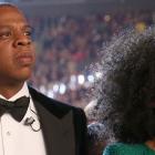 JAY-Z and Solange Knowles at 55th Annual GRAMMY Awards 