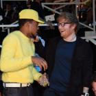 Chance the Rapper and Ed Sheeran at the MTV VMAs