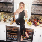 Khloe Kardashain in Kitchen