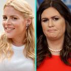 Busy Philipps and Sarah Huckabee Sanders