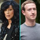 Cher, Mark Zuckerberg, Donald Trump