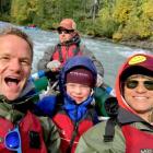 Neil Patrick Harris, David Burtka and son Gideon in Alaska