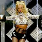 Britney Spears models clothes