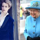 Claire Foy and Queen Elizabeth II