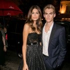 Kaia Gerber and Presley Gerber at Paris Fashion Week 2017